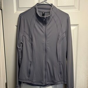 Yogalicious Charcoal Full-Zip Jacket